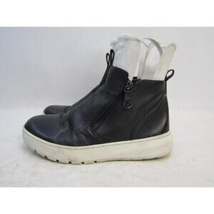 Vionic Womens Size 9 M Black Leather Zip Ankle Fashion Boots Bootie